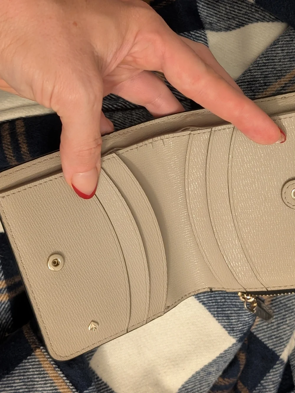 kate spade compact zip